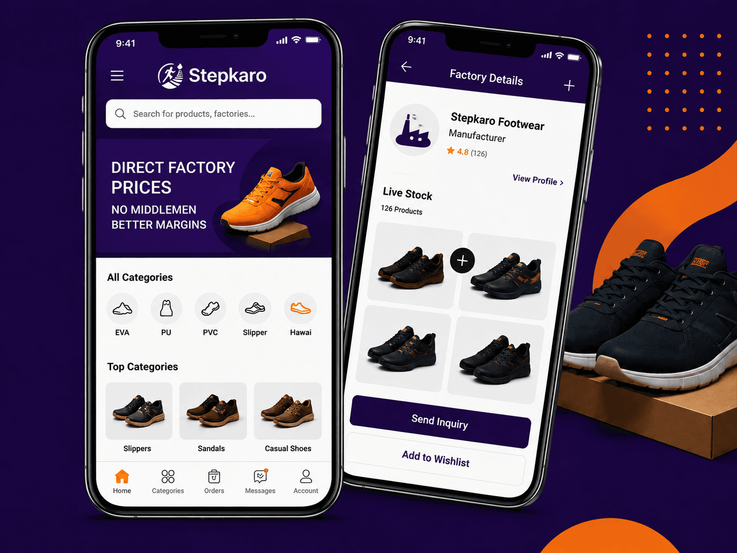 Stepkaro Mobile App Display